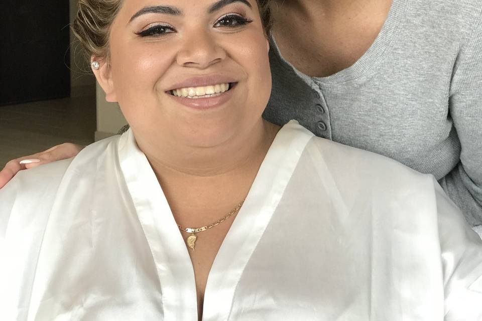 Bride with her Bridesmaid