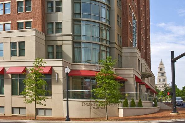 Exterior view of Residence Inn Alexandria Old Town South at Carlyle