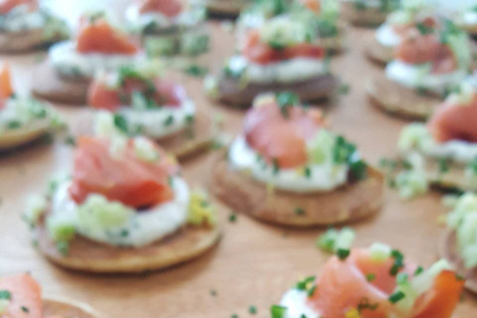 Salmon Blini