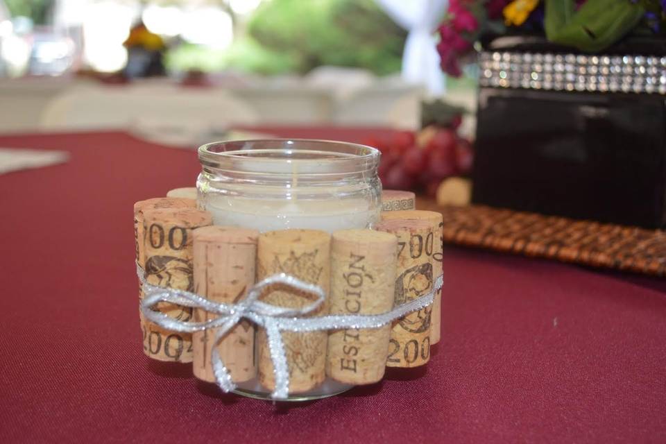 Large Mason Jars with Twine  CJ's Event Planning and Services, LLC