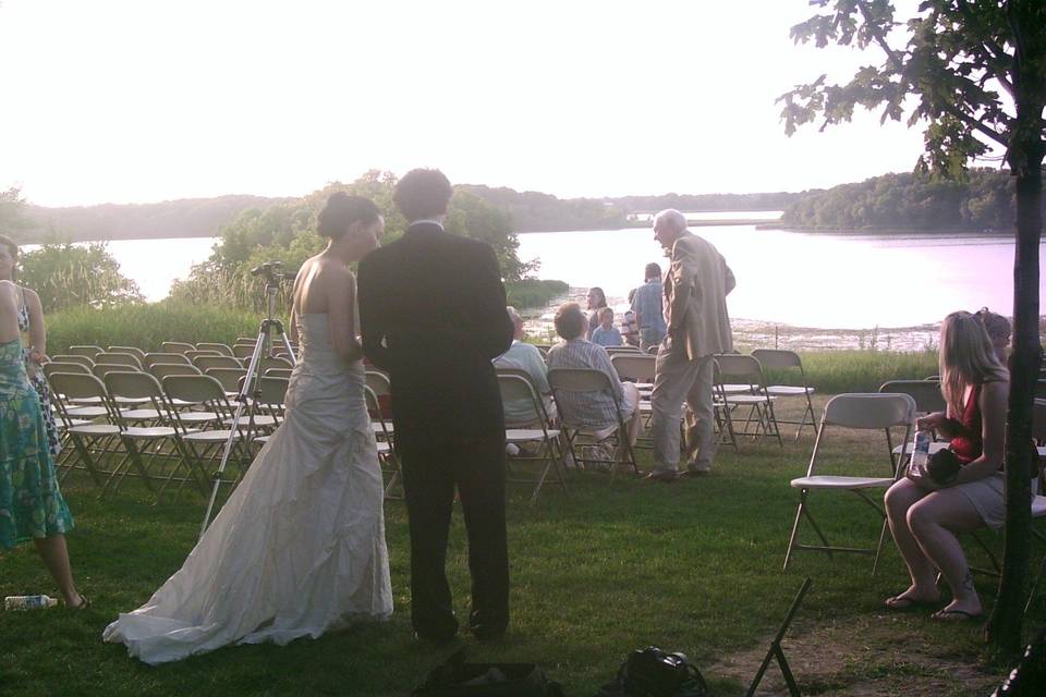 Review with bride before ceremony
