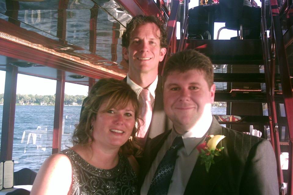 Wedding on a St. Croix riverboat