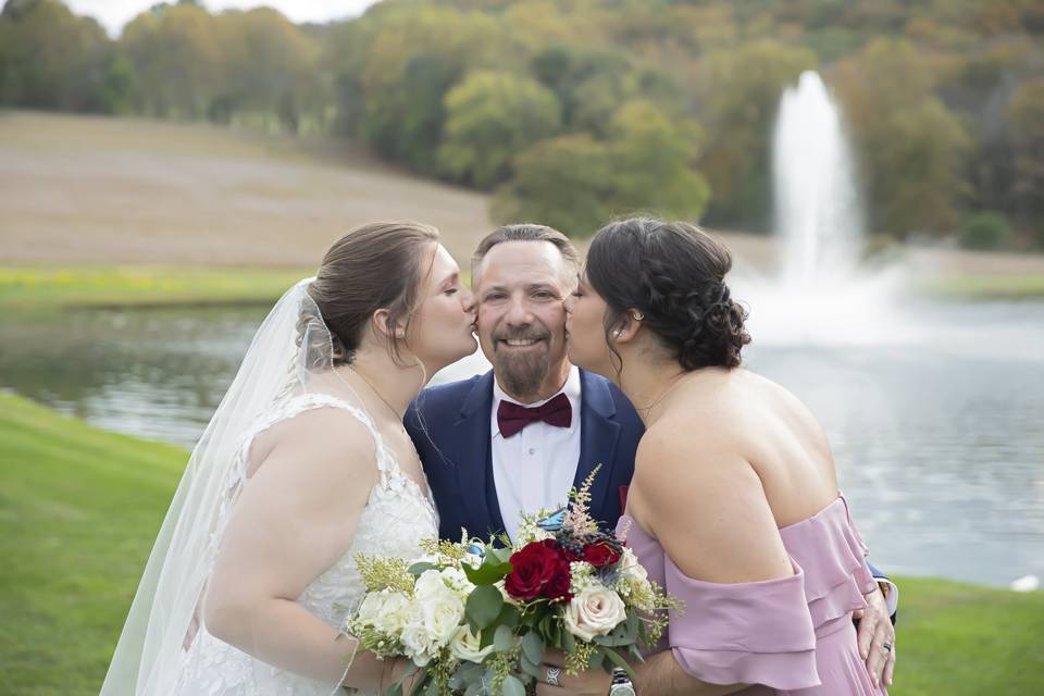 A kiss for Dad