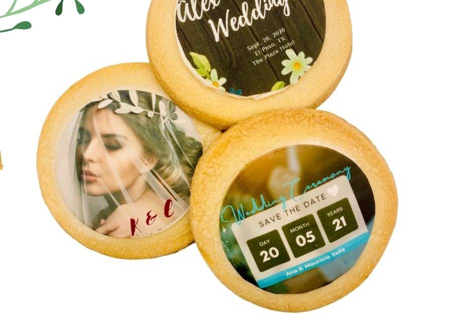 Premium wedding cookies