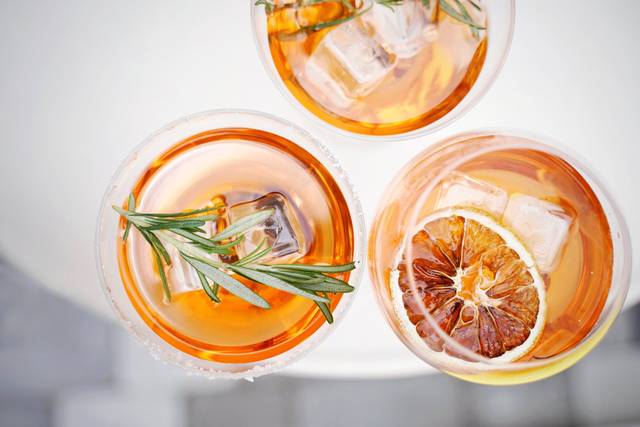 Wedding craft cocktails