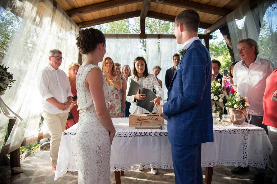 Country wedding in Italy