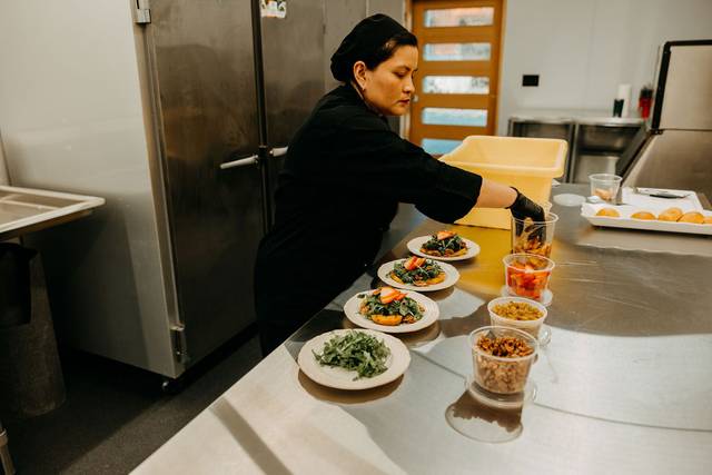 Large prep kitchen