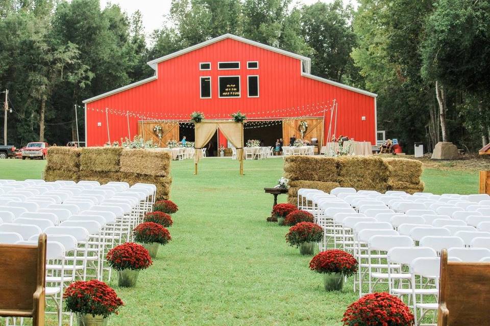 Outdoor wedding venue