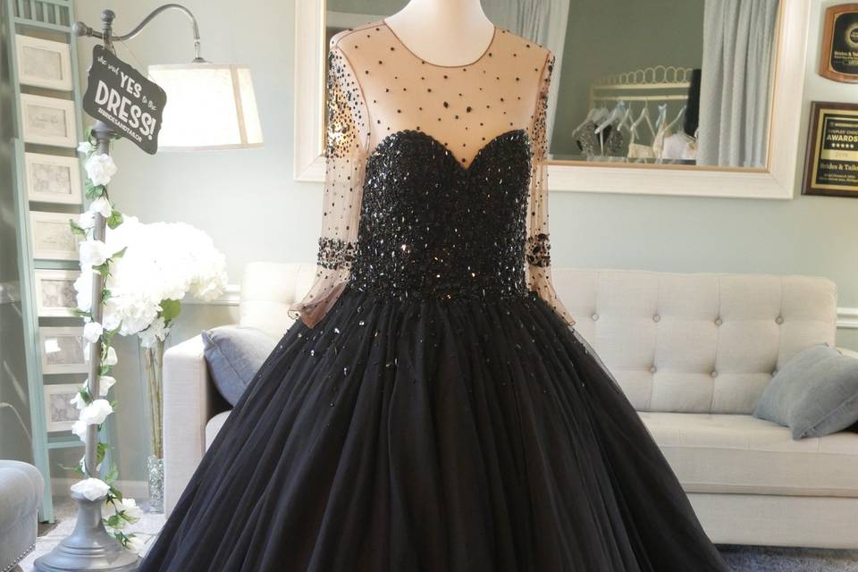 Black Dress by Brides & Tailor