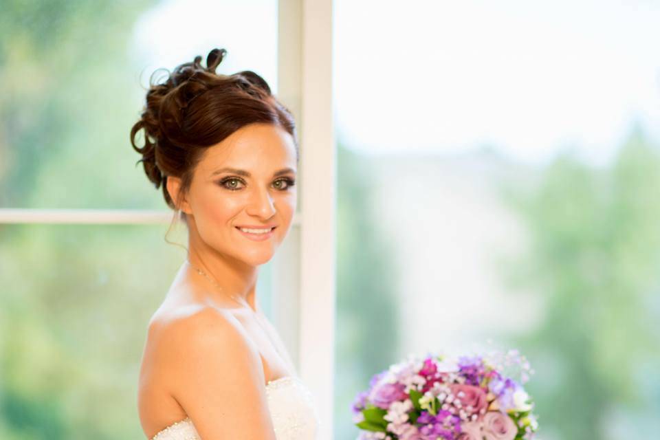 Beautiful bride Oksana