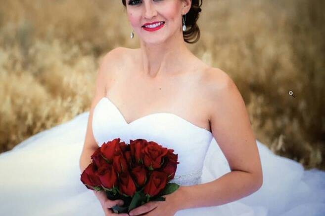 Beautiful bride Agnessa