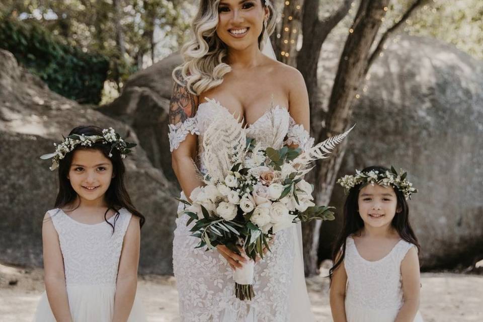 Boho flower girls