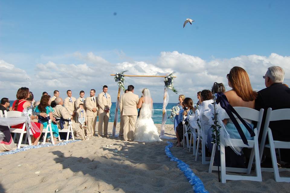 Beach wedding