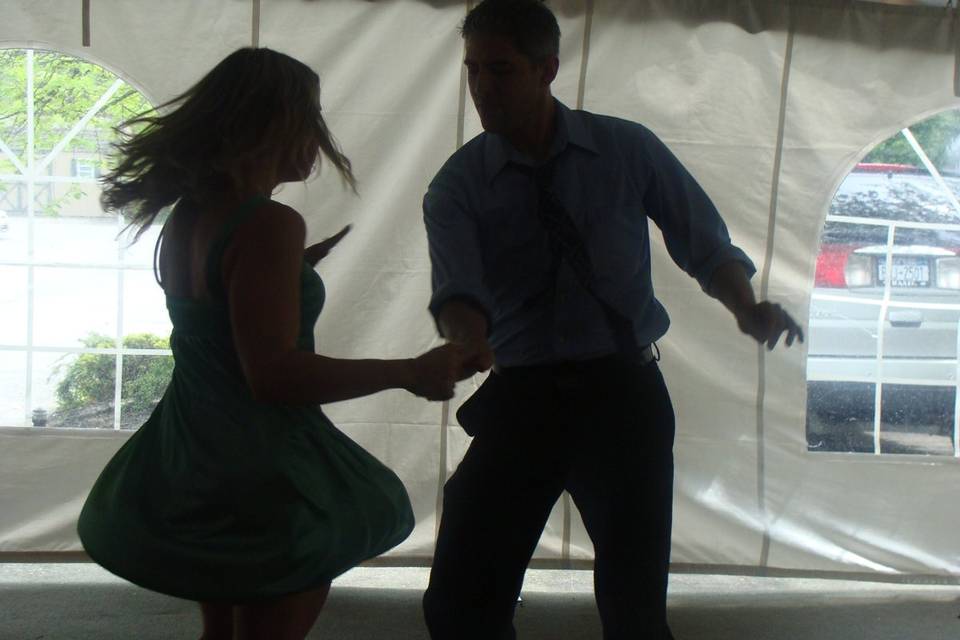 Couple dancing