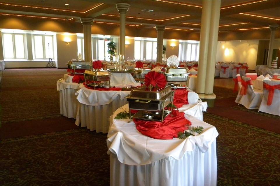 Buffet setup