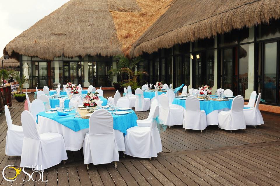 Reception hall outdoors