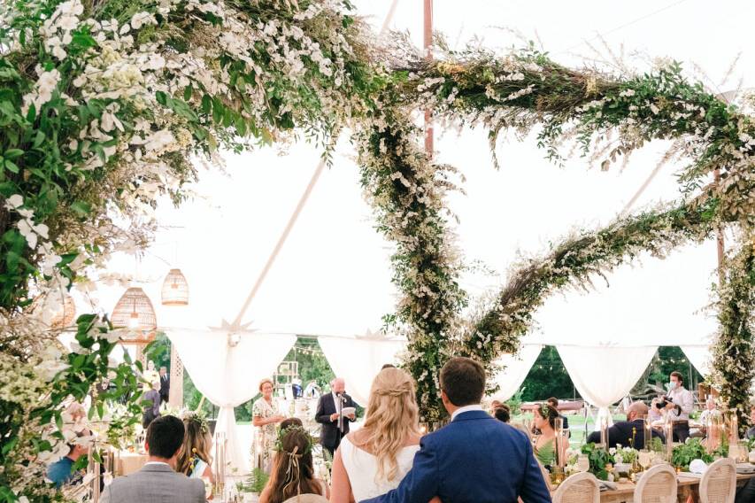 Modern Rooftop Ceremony