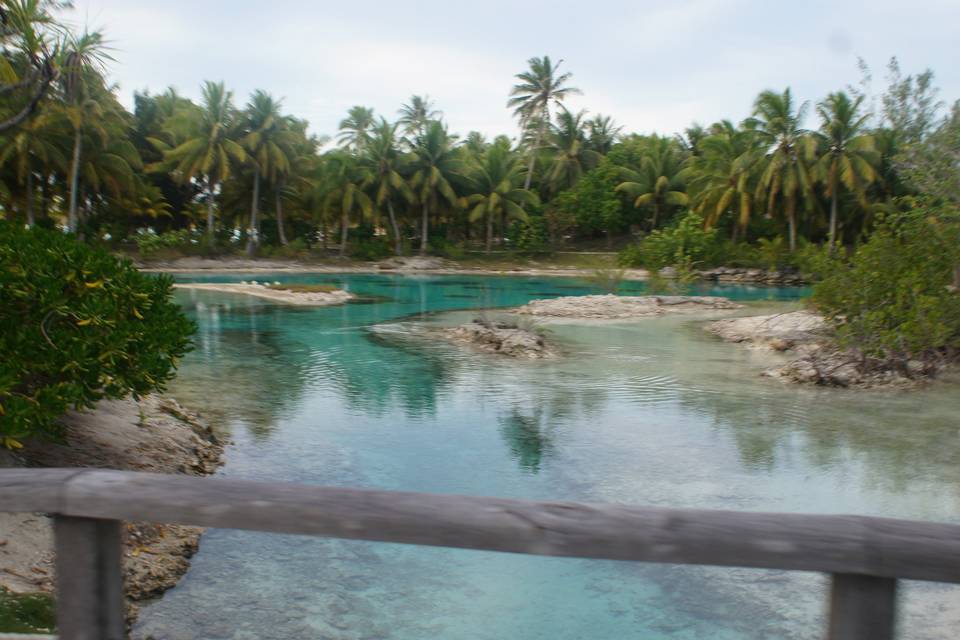 A private lagoon for guests of the Royal Villa at the St Regis Bora Bora.