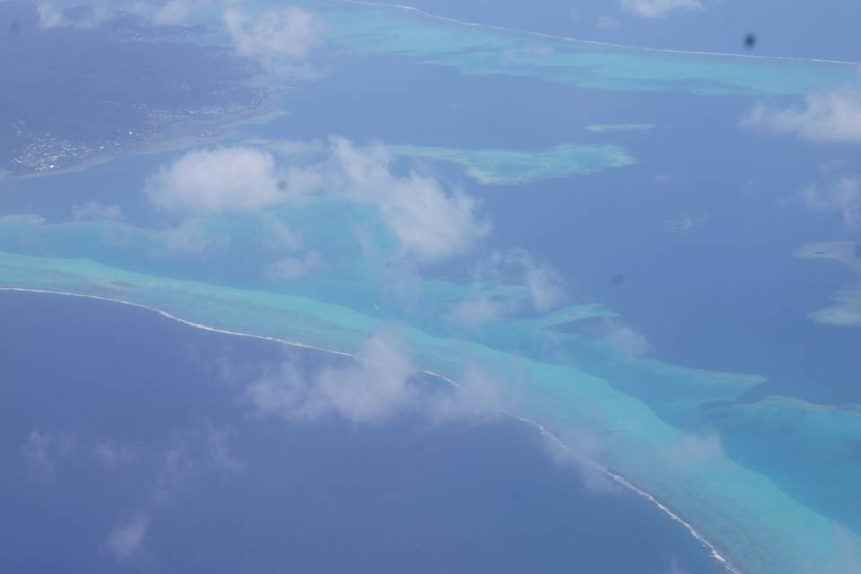 Flight to Bora Bora