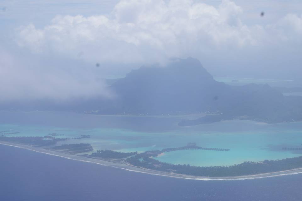 Flight to Bora Bora