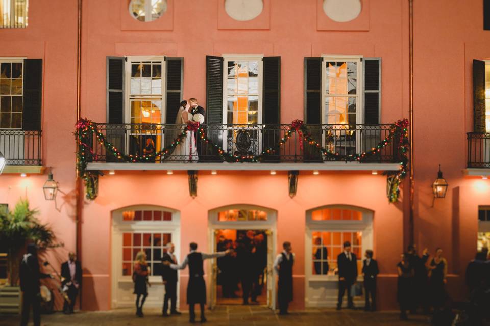 Couple on Balcony