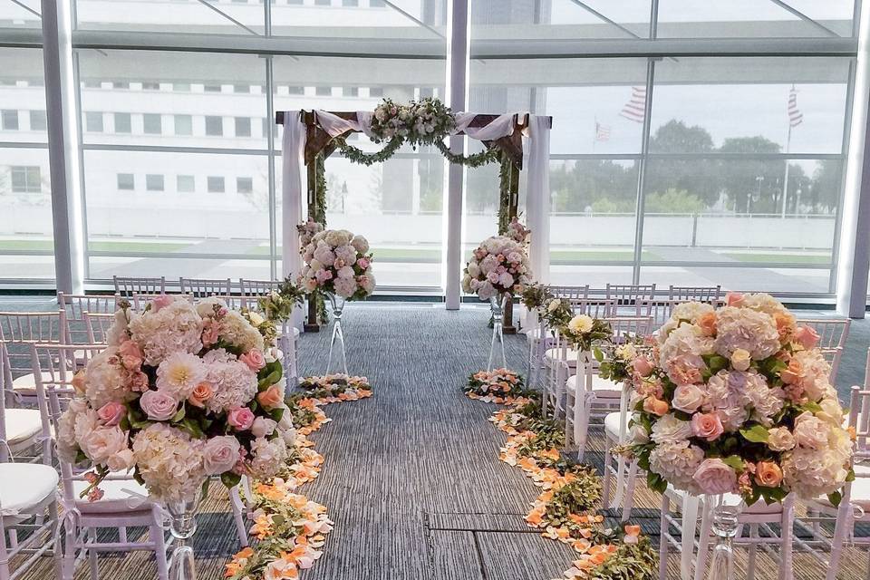 Ceremony set-up