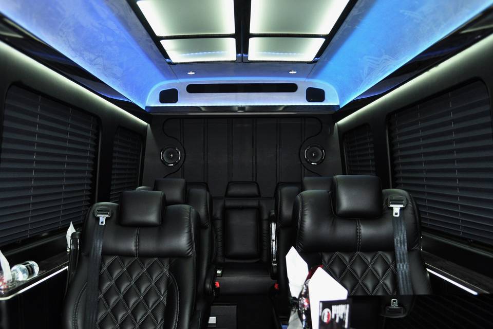 9 Passenger Mercedes Executive Sprinter Interior