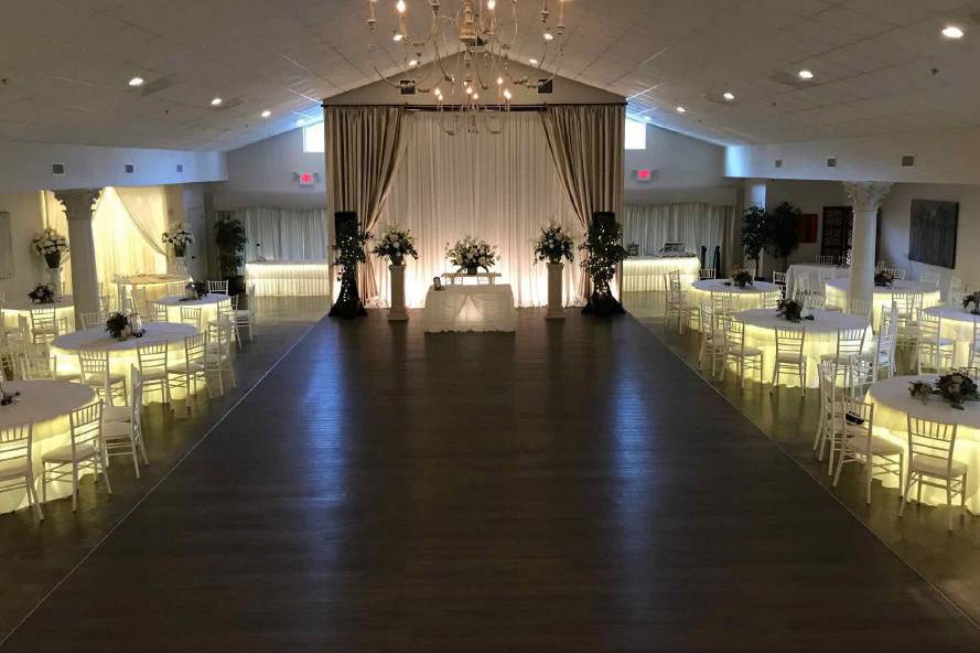 Grand ballroom dance floor