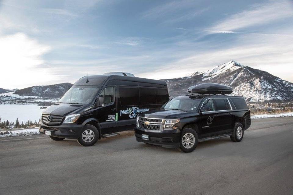 Private SUV and Sprinter van