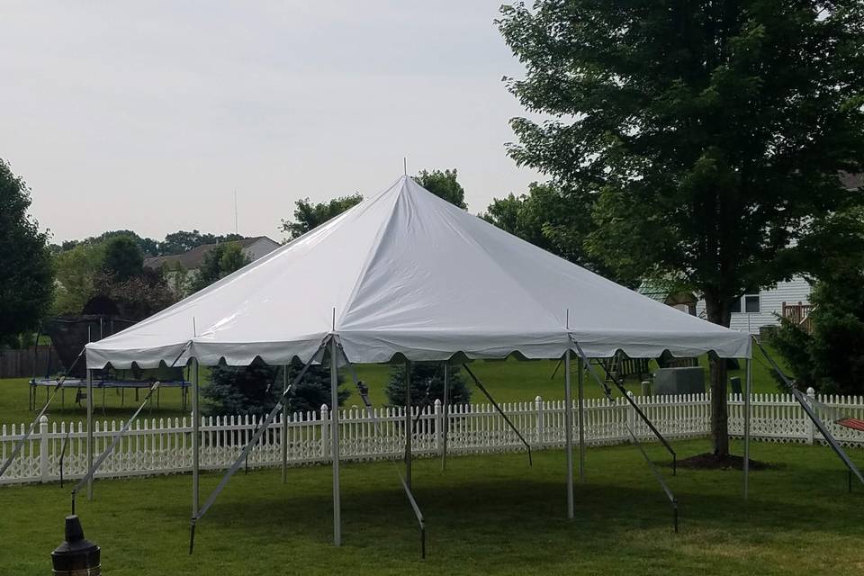 20'x20' Pole Tent