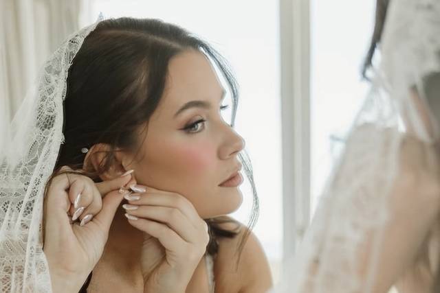 Beautiful makeup and hair