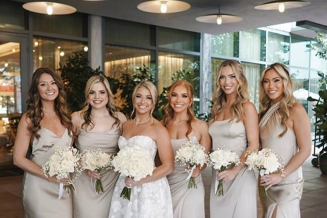 Wedding makeup and hair