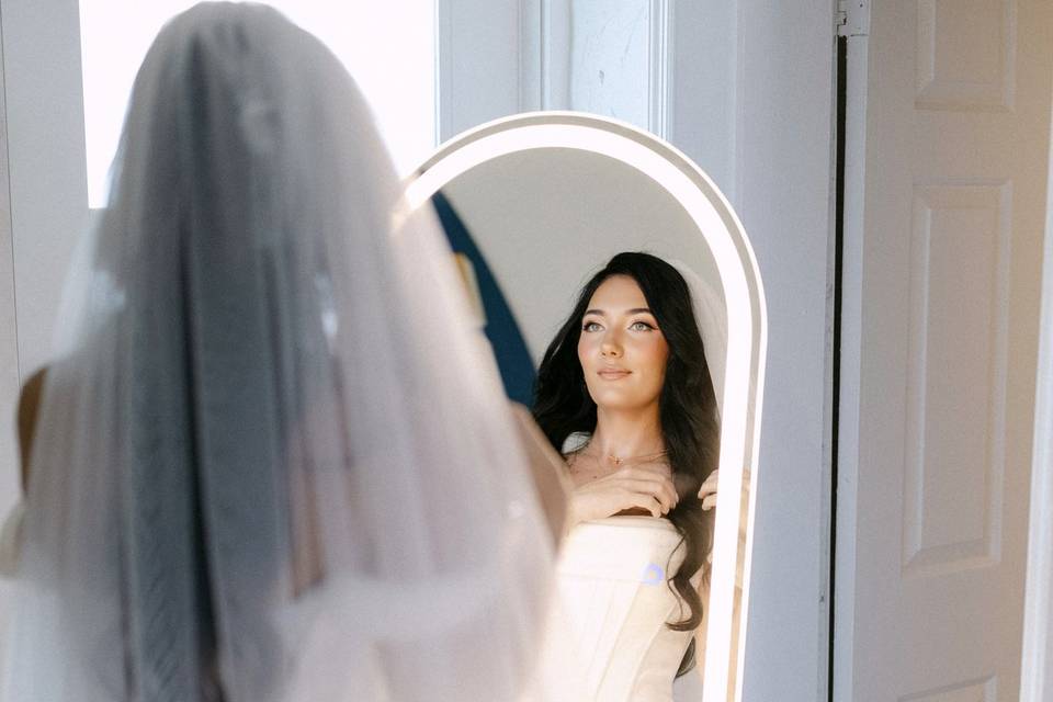 Bridal first look
