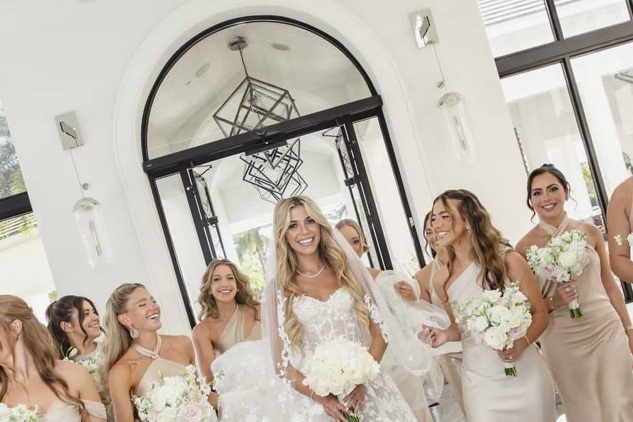 Bridal party glam