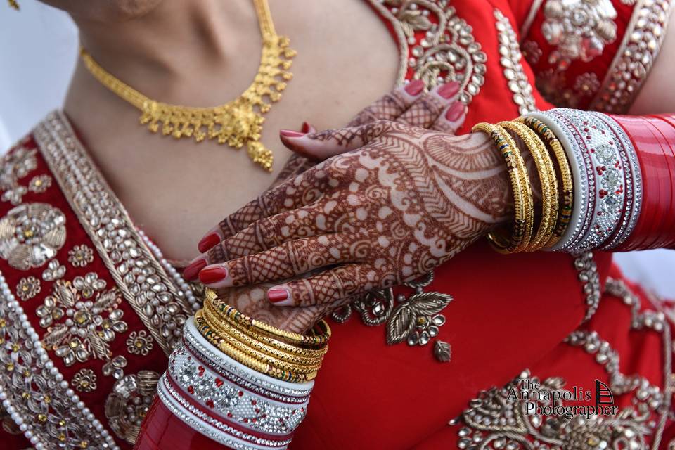 Bridal portrait Indian