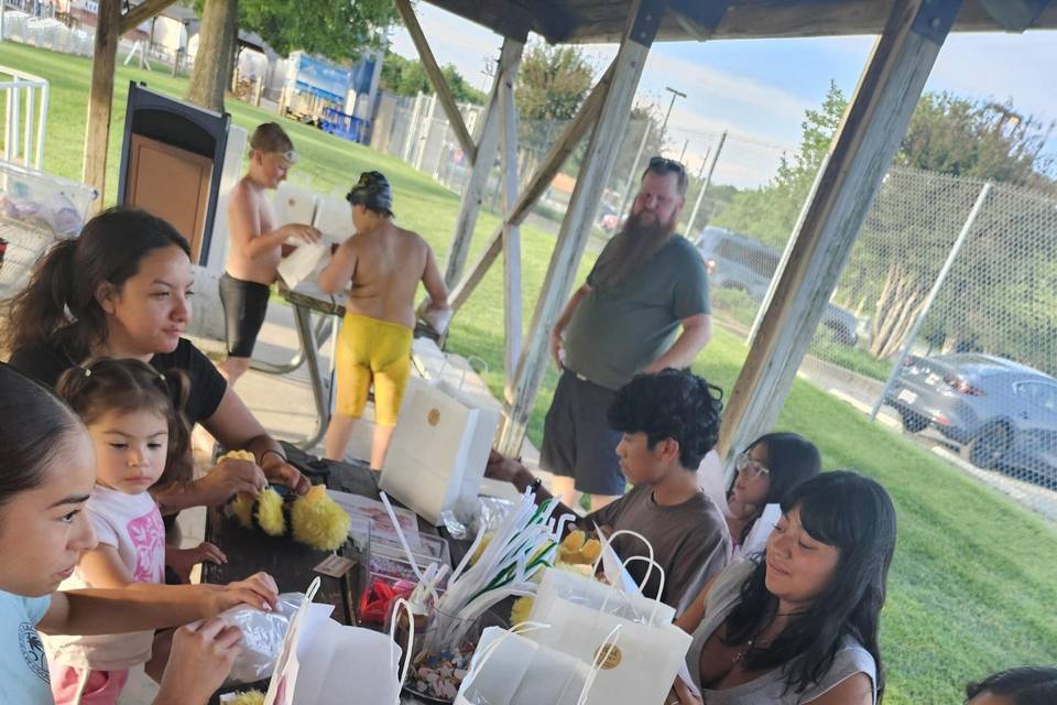 Swim Team Duck Event