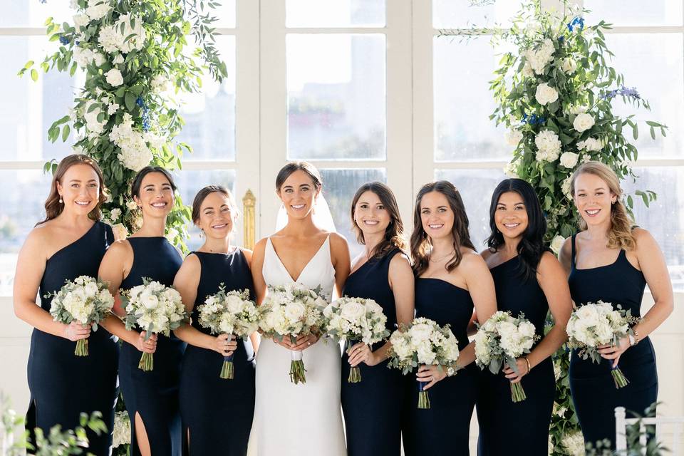 Bouquets at Ceremony