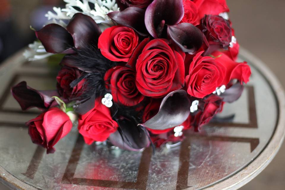 Red rose bouquet