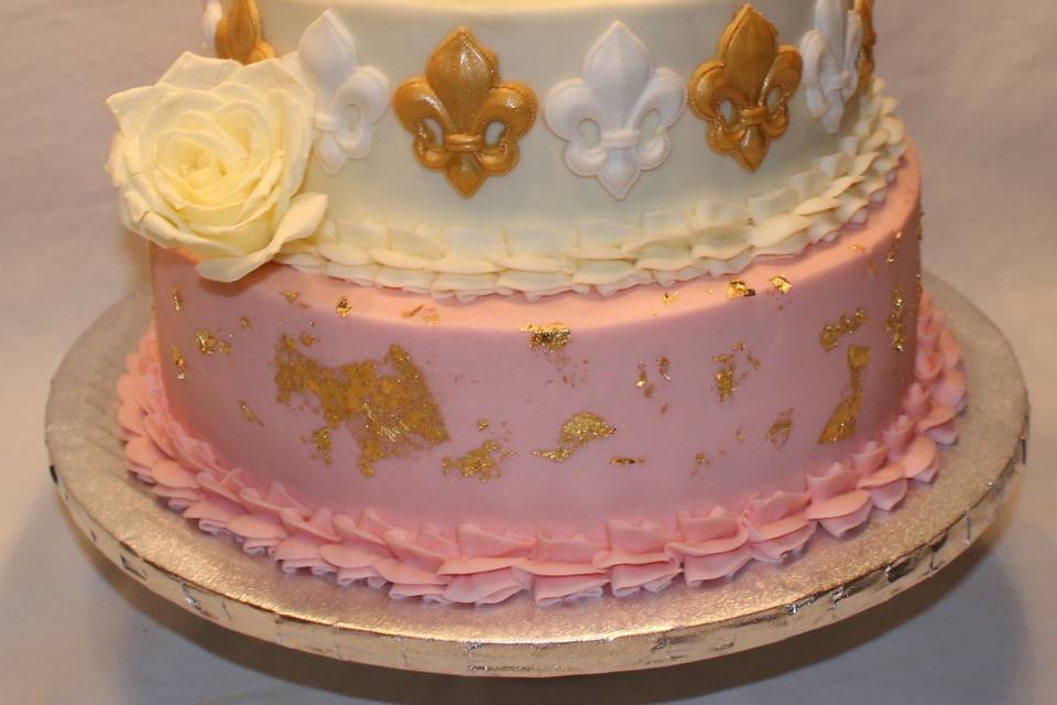 Golden NOLA Cake