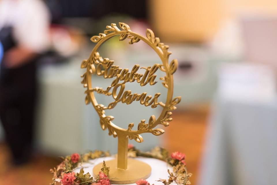 Custom cake topper