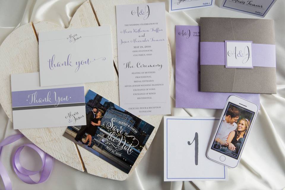 Signature invitations