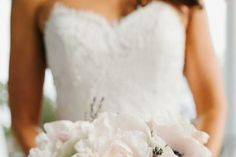 Bride with her bouquet