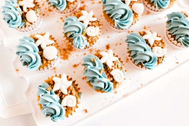 Beach Theme Cupcakes