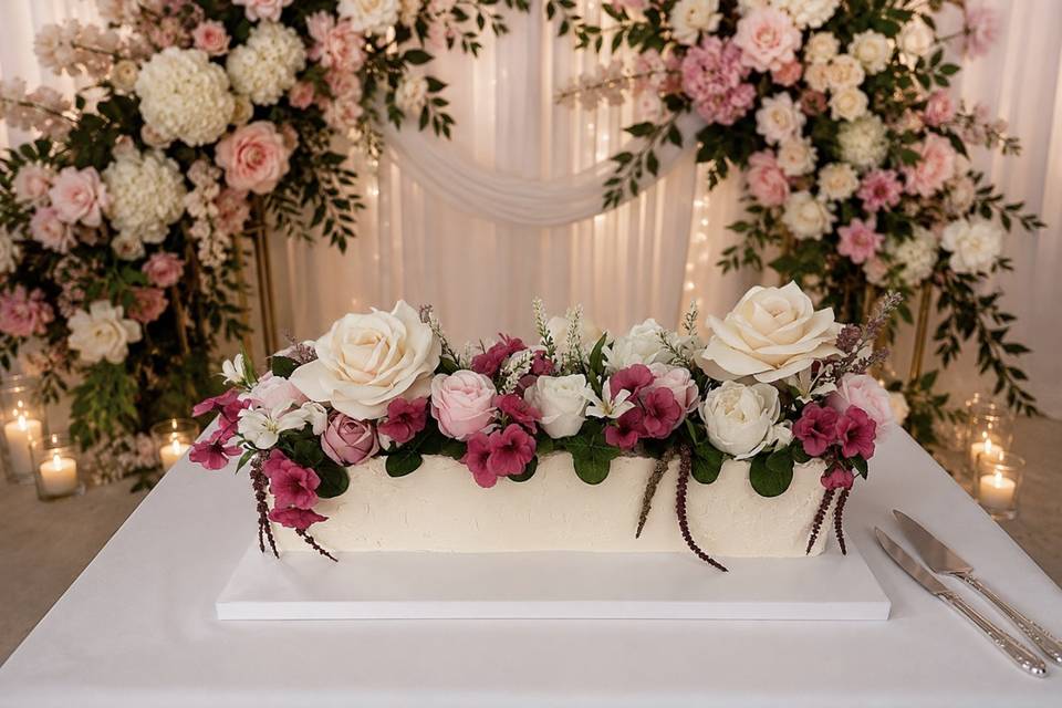Table Runner Cake