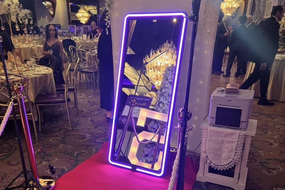 Photobooth gala setup