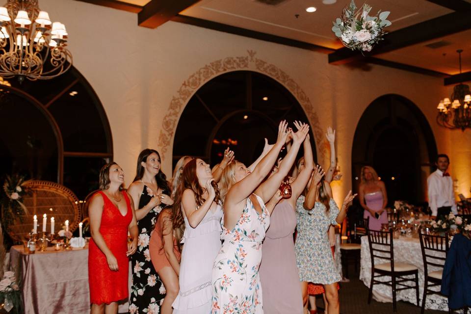 Wedding Bouquet Toss