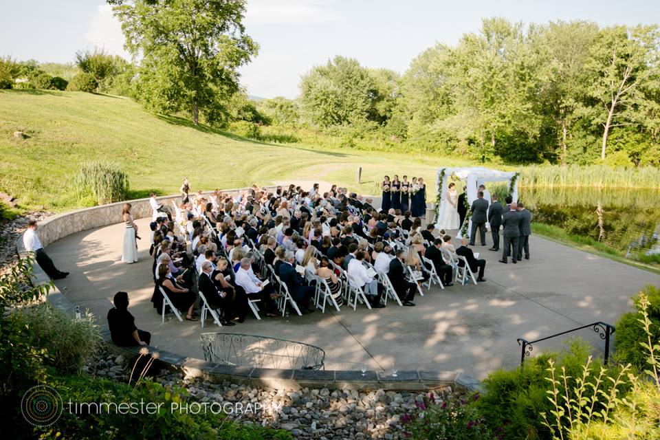 Outdoor Terrace Ceremony