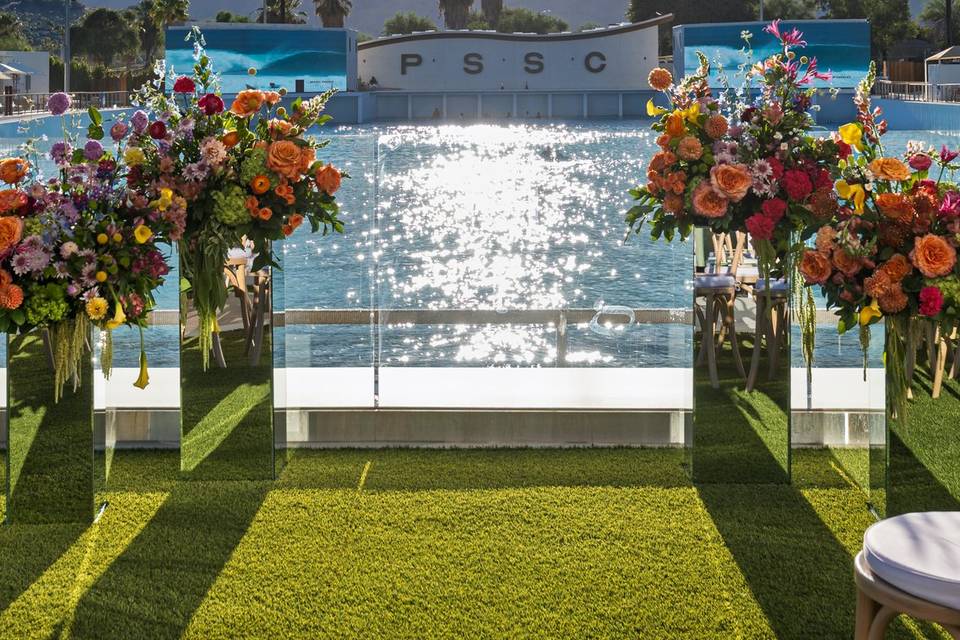 Ceremony set up
