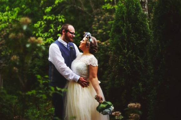 Wedding in a forest