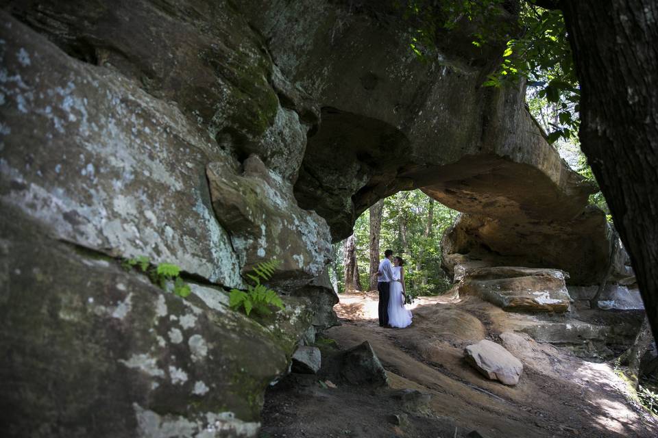 Cave wedding